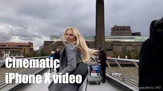 iPhone X Camera for video Just how good is it Lok vlogs behind the Scenes [upl. by Lazare]