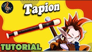 Tapion theme flute tutorial [upl. by Fillender]