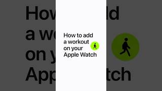 How to add a workout on your Apple Watch  Apple Support [upl. by Fidellas]