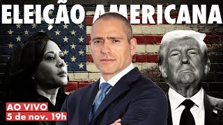 APURAÇÃO DA ELEIÇÃO AMERICANA  KAMALA HARRIS VS DONALD TRUMP  PROFESSOR HOC AO VIVO [upl. by Notreb308]