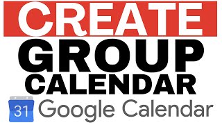 Create a Group Team calendar in Google Calendar [upl. by Wilbert495]