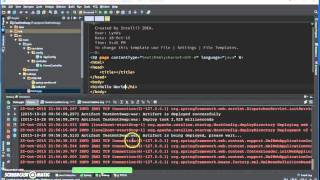 Intellij hot swap j2eespring [upl. by Aihtebat]