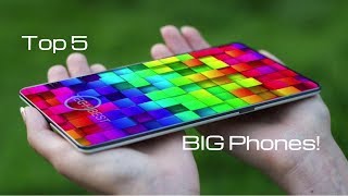 Biggest Phablet Phones 2018  Top 5 66inch  71inch [upl. by Galatia]