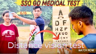 SSC GD ￼VISION TEST  66 EYE Test  sscgd 2024 [upl. by Imit]