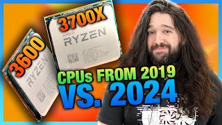 AMD R7 3700X amp R5 3600 in 2024 Revisit Benchmarks vs 7800X3D 5700X3D amp More [upl. by Nosreve]