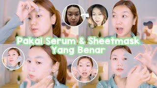 Cara Pakai Serum  Sheetmask Yang Benar  Desty Yufenti [upl. by Hay]