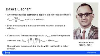 Comparing Unbiased Estimators and Basu’s Elephant [upl. by Ennairac]