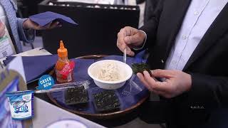 Pasteurized Crab Meat Tasting at Seafood Expo Global [upl. by Auhso780]