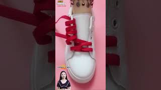 How to tie shoelaces Shoe lacing styles shorts shoeslacestyles [upl. by Risser81]