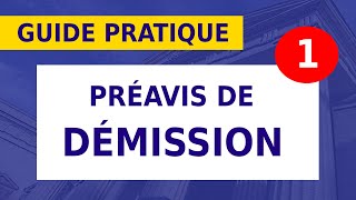 DÉMISSION  LE DÉLAI DE PRÉAVIS 11 [upl. by Aneert]