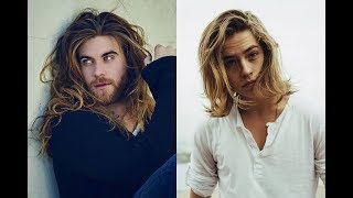 Long Hairstyles for Men 2018 [upl. by Acherman]