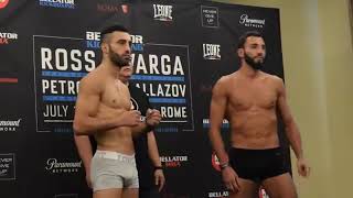 Bellator Kickboxing  Giorgio Petrosyan vs Chingiz Allazov face to face [upl. by Block606]