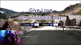 Give Love on Christmas Day  The Jackson 5 Karaoke Version [upl. by Monroy]