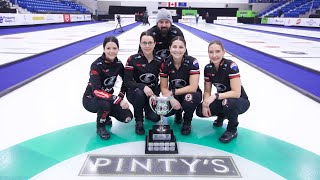 WFG Masters Highlights  Womens Final Einarson vs Homan Dec 11 2022 [upl. by Adilen]