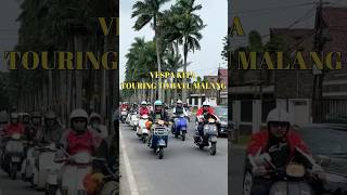 Vespa Kita touring To KediriBatuMalangBlitarTulungagung vespa piaggio scooter shorts [upl. by Onida526]