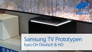 Samsungs TV Prototypen auf der CES deutsch HD [upl. by Cristie]