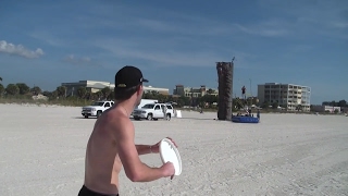 Frisbee Trick Shots  Beach Edition 2  Brodie Smith [upl. by Ylrrad]