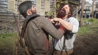 RDR2 Angry NPCs love to Fight — Arthur amp John Antagonize Part 2 [upl. by Ellerrehc]