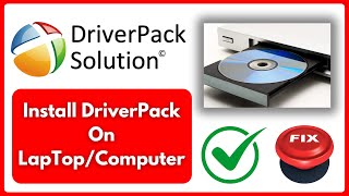 How to install driver pack on laptop by DVD  How to install driver windows 7  Driver pack fix [upl. by Niltiak]