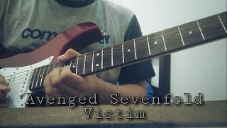 Avenged Sevenfold  Victim  Guitar Solo Cover [upl. by Pompei]