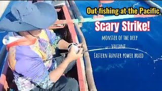 frankpante8290 jigging session this Feb at Maqueda channel Catanduanes Philippinesfishingvideo [upl. by Perle]