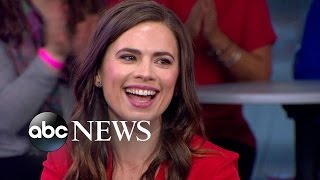 Conviction  Hayley Atwell Interview [upl. by Arad]