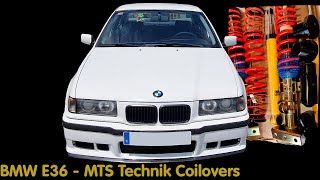 MTS Coilovers en BMW E36  Sirius Tuning [upl. by Aisad]