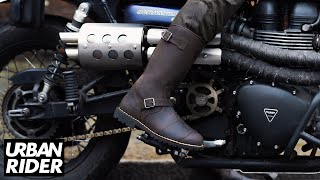 Belstaff Endurance Leather Motorcycle Boot Review [upl. by Irisa]