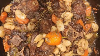 Jamaican Oxtail and Butter Beans Gluten Free Recipe  Oxtail Recipe  CreateWithDarrionkp3it [upl. by Nirrac]