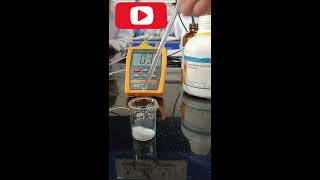 Endothermic Reaction  Reaction between Barium Hydroxide and Ammonium Chloride [upl. by Kcaz]