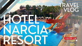 Hotel Narcia Resort short movie Kumkoy Side Türkiye walkingdronetour 4K YT [upl. by Vander648]