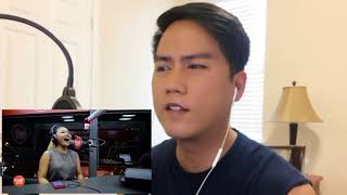 X Factor UK contestant Alisah Bonaobra covers Defying Gravity on Wish 1075 Bus REACTION [upl. by Sivia]