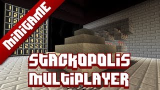 Minecraft Mini Game Stackopolis Multiplayer [upl. by Mateya]