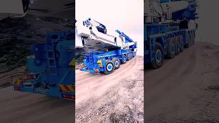 zoomlion biggest Mobile Cranes lifting wind turbine on Mountain Heavy Equipments shorts viral [upl. by Olrak520]