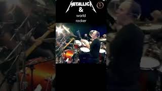 METALLICA amp world rocker  INTRO rock metallica shorts rockmussic [upl. by Celeste]