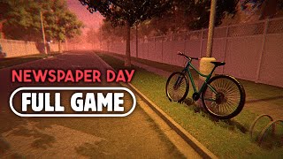 NEWSPAPER DAY Gameplay Walkthrough FULL GAME  No Commentary [upl. by Ellimahs]