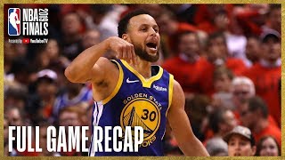 WARRIORS vs RAPTORS  Unbelievable Finish at Scotiabank Arena  NBA Finals Game 5 [upl. by Anderea]