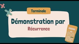 Démontrer par récurrence cours exemple [upl. by Romeu669]