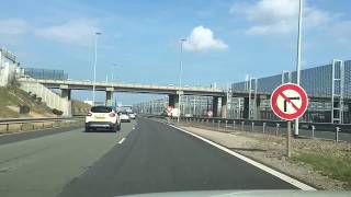 Arrival Calais with Eurotunnel train [upl. by Isyak]