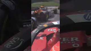 Leclerc Piastri T1 incident F1 GP Austria [upl. by Dlanod]