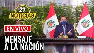 Mensaje a la nación del presidente Martín Vizcarra  Coronavirus en Perú [upl. by Nivrehs]