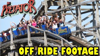 Predator at Six Flags Darien Lake OffRide Footage No Copyright [upl. by Arolf]