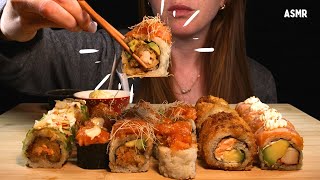 ASMR  SUSHI MUKBANG  EATING SOUNDS [upl. by Erna]