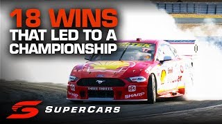 18 WINS that led Scott McLaughlin to backtoback Championships  Supercars Championship 2019 [upl. by Colene331]