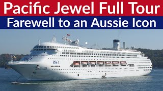 PampO Pacific Jewel  Full Tour of Aussie Cruise Ship now Scrapped was later Karnika [upl. by Serolod226]