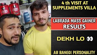 Labrada mass gainer result dekh lo 👀  Labrada gainer result aapke samne  bodybuilding [upl. by Elroy]