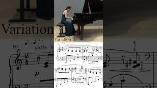 Brahms Variations on a Theme by Paganini Op 35 Book 1 Variation 10  with sheet music [upl. by Eetsirk]