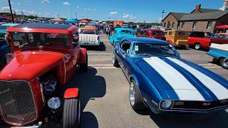 Syracuse NY big classic car show Nationals classic cars owner interviews old car culture to love [upl. by Hawley654]