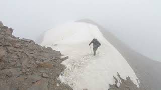 Im Nebel der Wildspitze Vorderer Brochkogel 3565m Tagestour von Vent [upl. by Eidas]