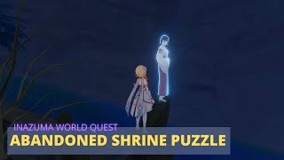 Abandoned Shrine Puzzle  Inazuma World Quest Genshin Impact [upl. by Lenwood]